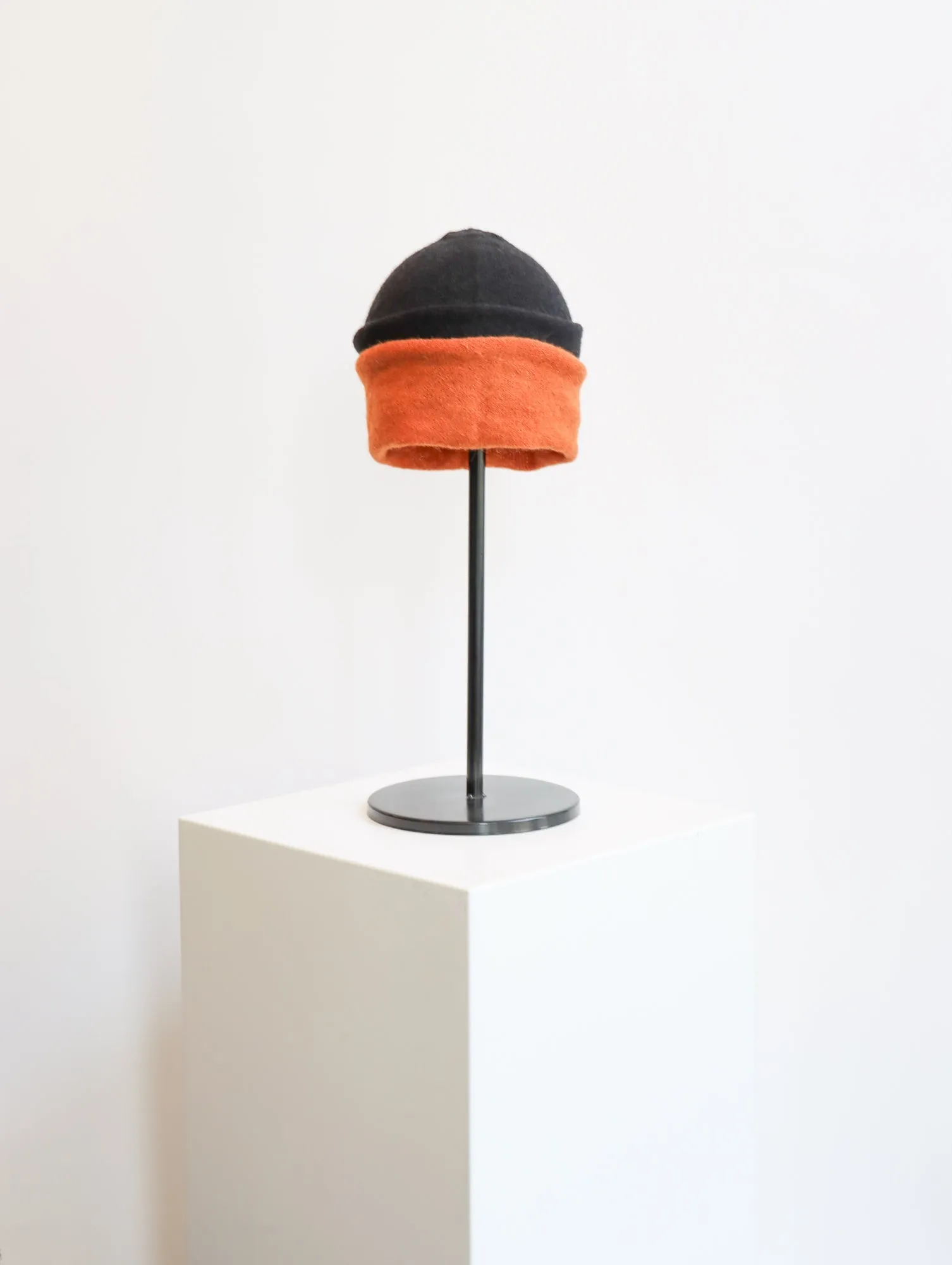 Interplay Beanie in Black-Hued by Issey Miyake