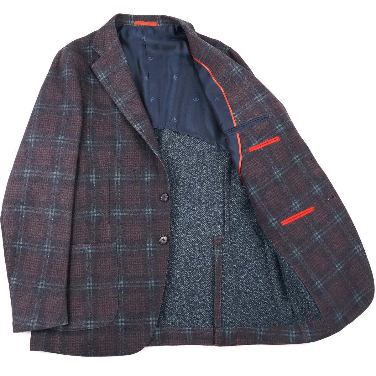 Isaia Flannel Wool-Cashmere Sport Coat