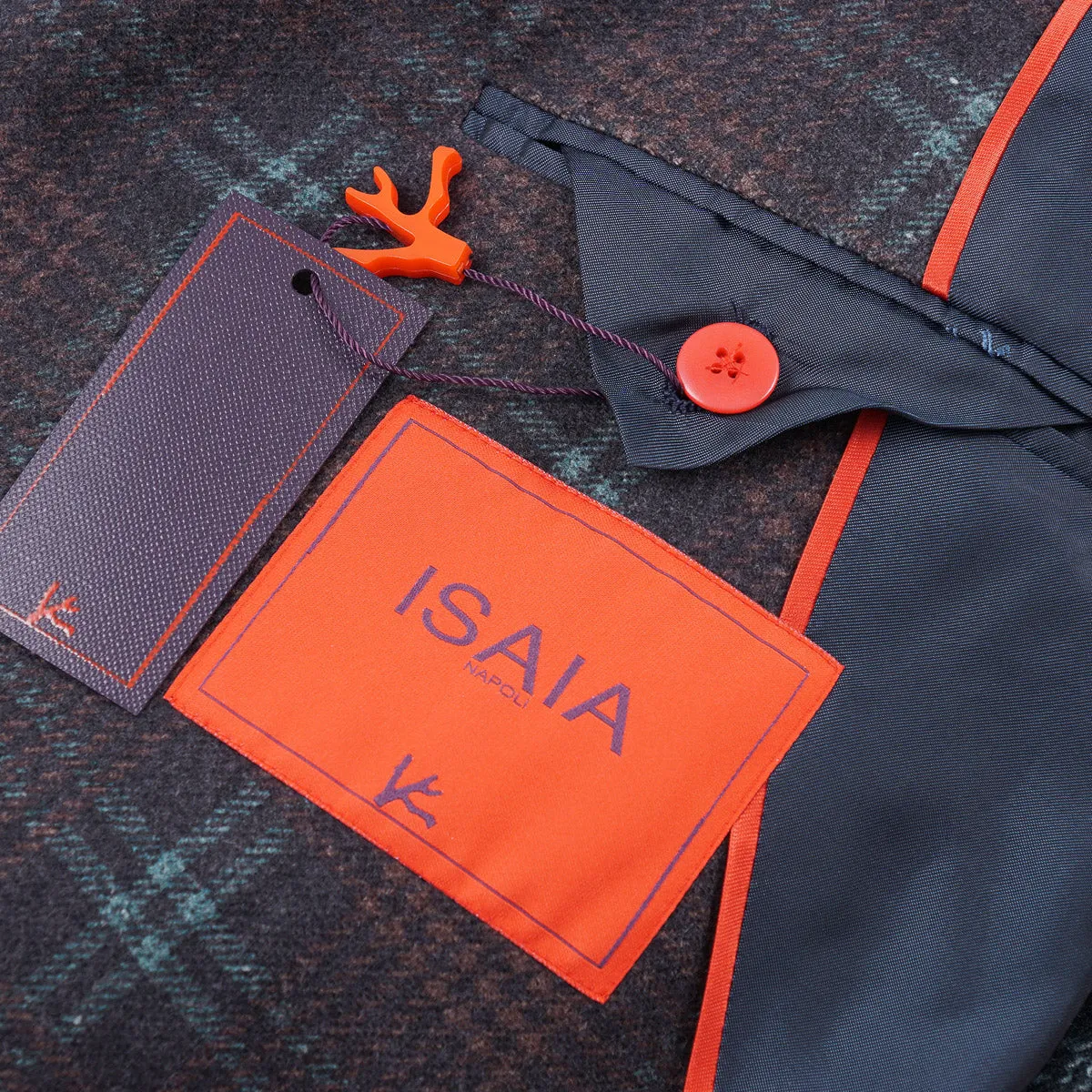 Isaia Flannel Wool-Cashmere Sport Coat