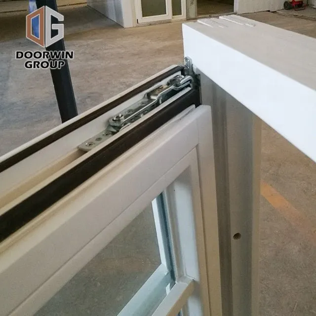 Iv68 series white color window italian wood style windows by Doorwin on Alibaba