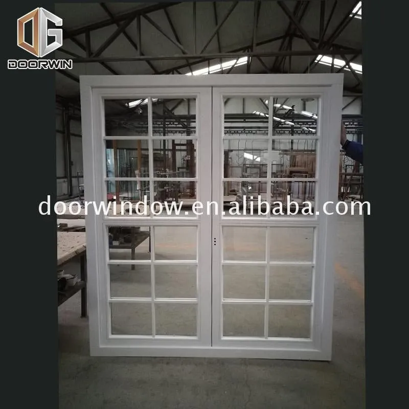 Iv68 series white color window italian wood style windows by Doorwin on Alibaba