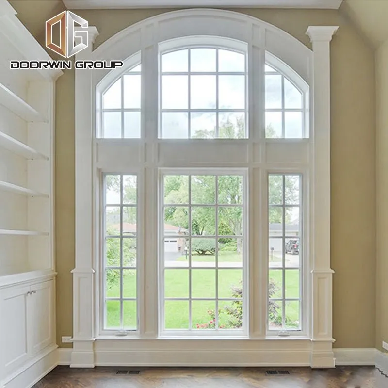 Iv68 series white color window italian wood style windows by Doorwin on Alibaba