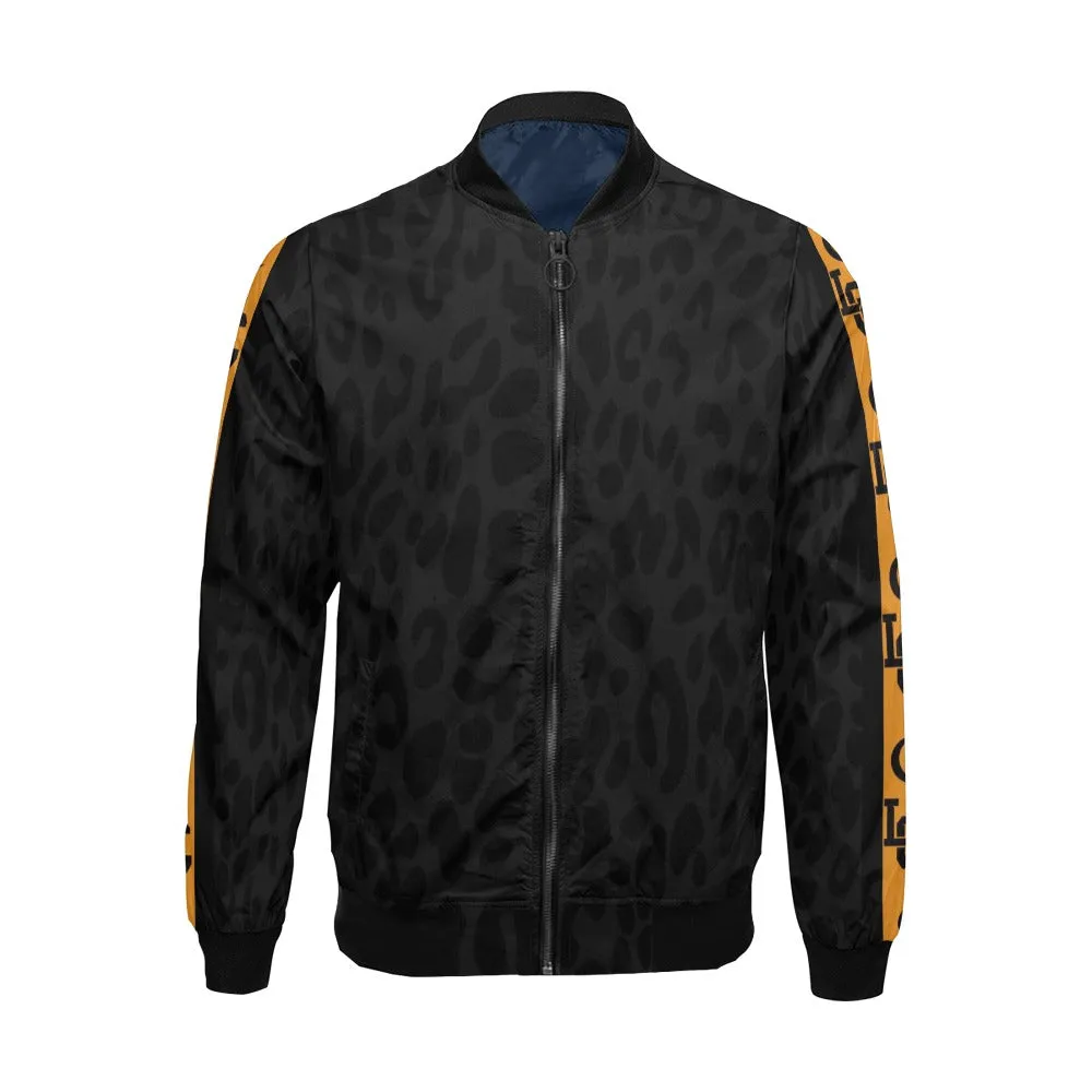 JAGUAR SKIN LCC All Over Print Bomber Jacket for Men