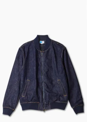 Japan Blue Denim Bomber Jacket