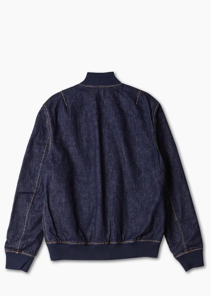 Japan Blue Denim Bomber Jacket