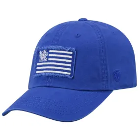 Kentucky Wildcats TOW Blue "Flag 4" Crew Adj. Relax Hat Cap