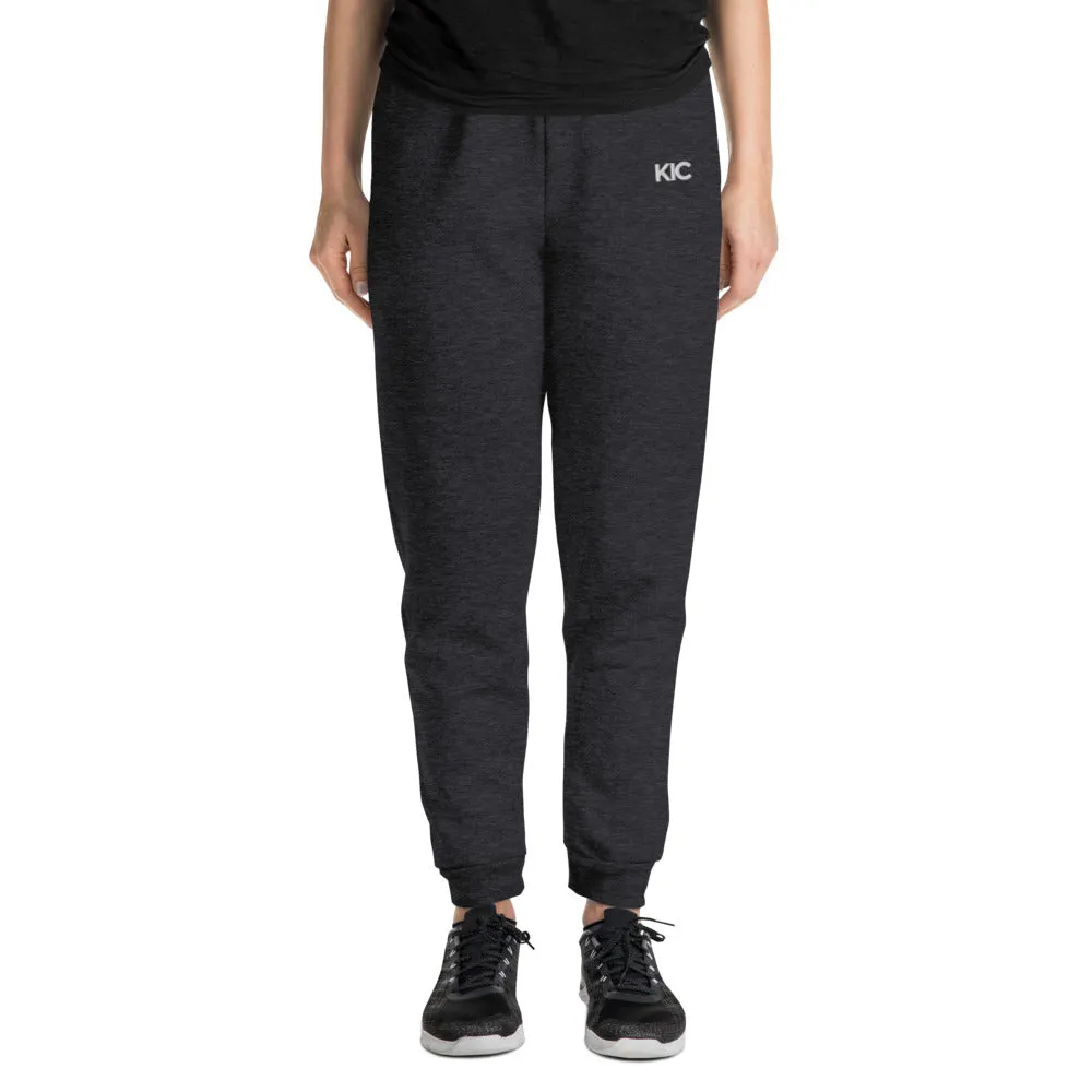 KIC Joggers with Embroidery in Black or Navy