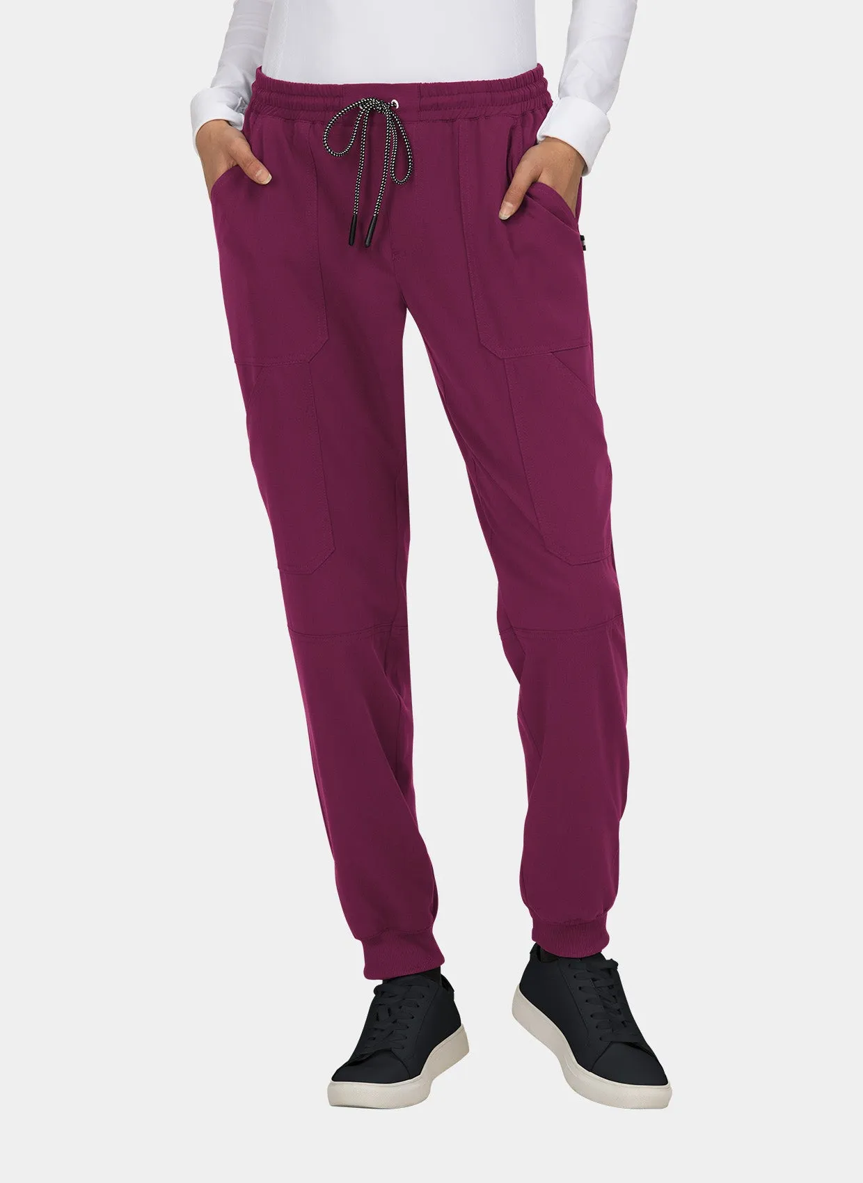 Koi Next Gen Good Vibe Scrub Joggers - Wine