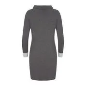 Lead Contrast Trim Knit Tunic Dress