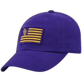 LSU Tigers TOW Purple "Flag 4" Crew Adj. Relax Hat Cap