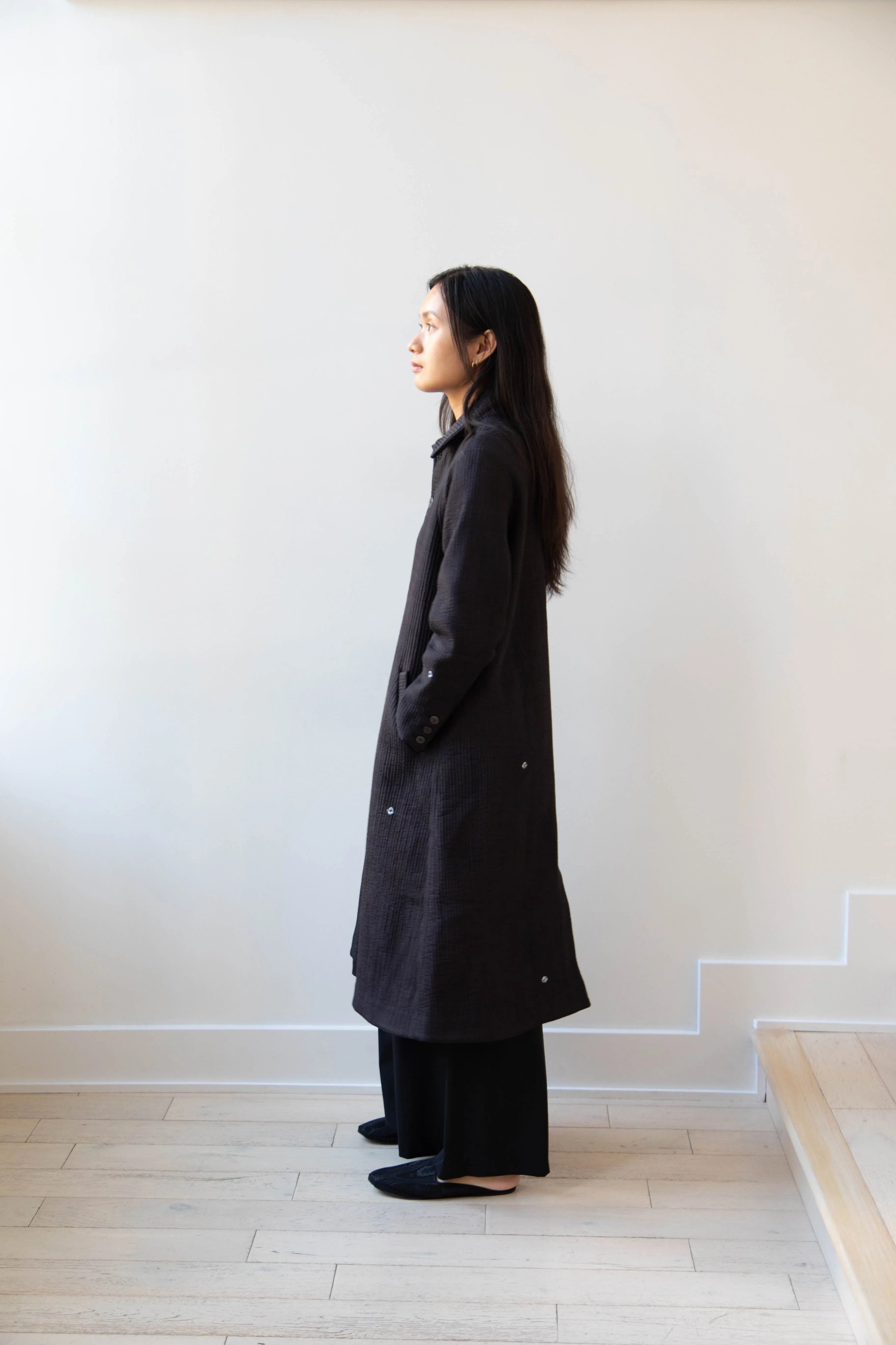 Maku | Mato Quilted Cotton Silk Coat