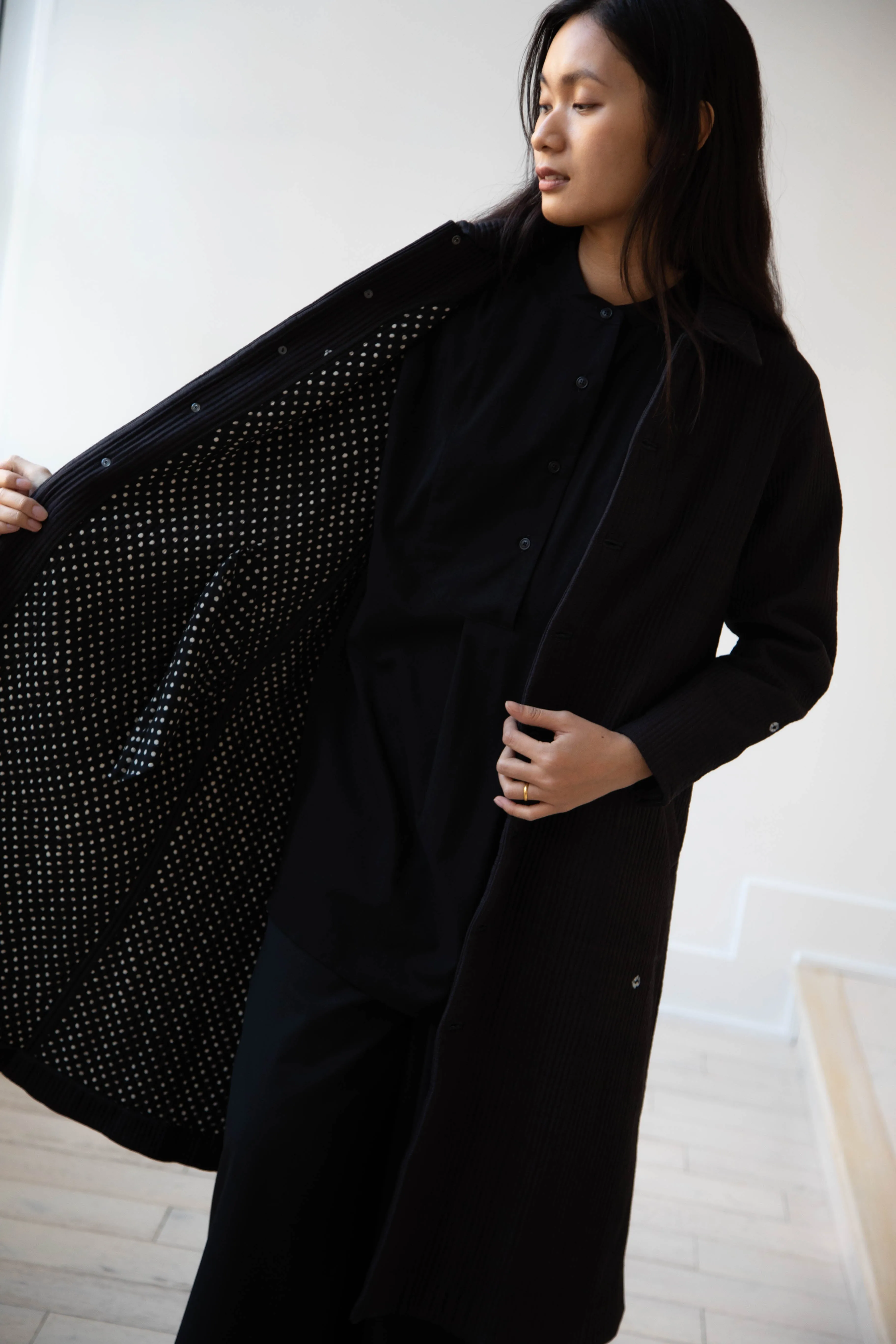 Maku | Mato Quilted Cotton Silk Coat