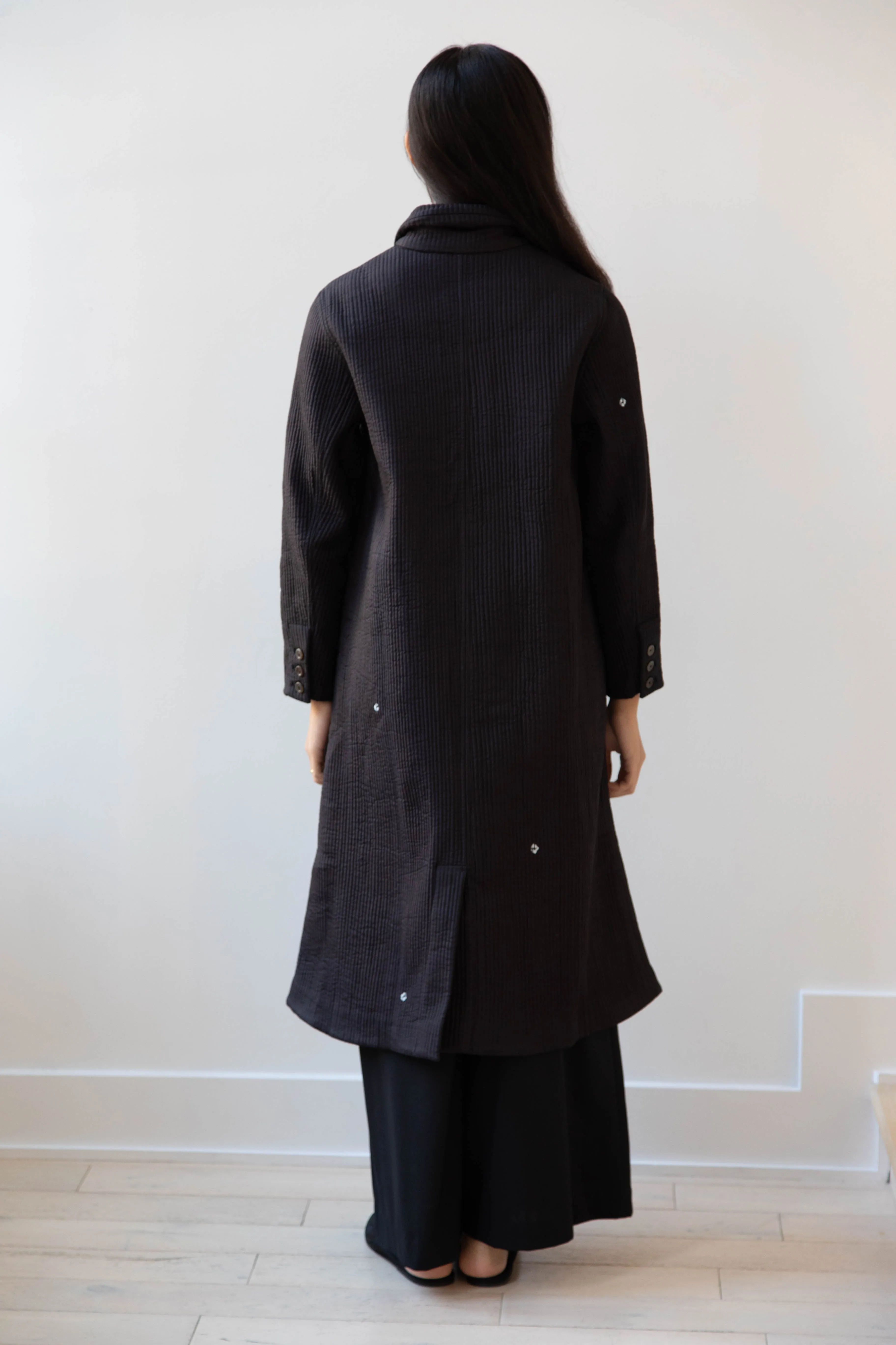 Maku | Mato Quilted Cotton Silk Coat