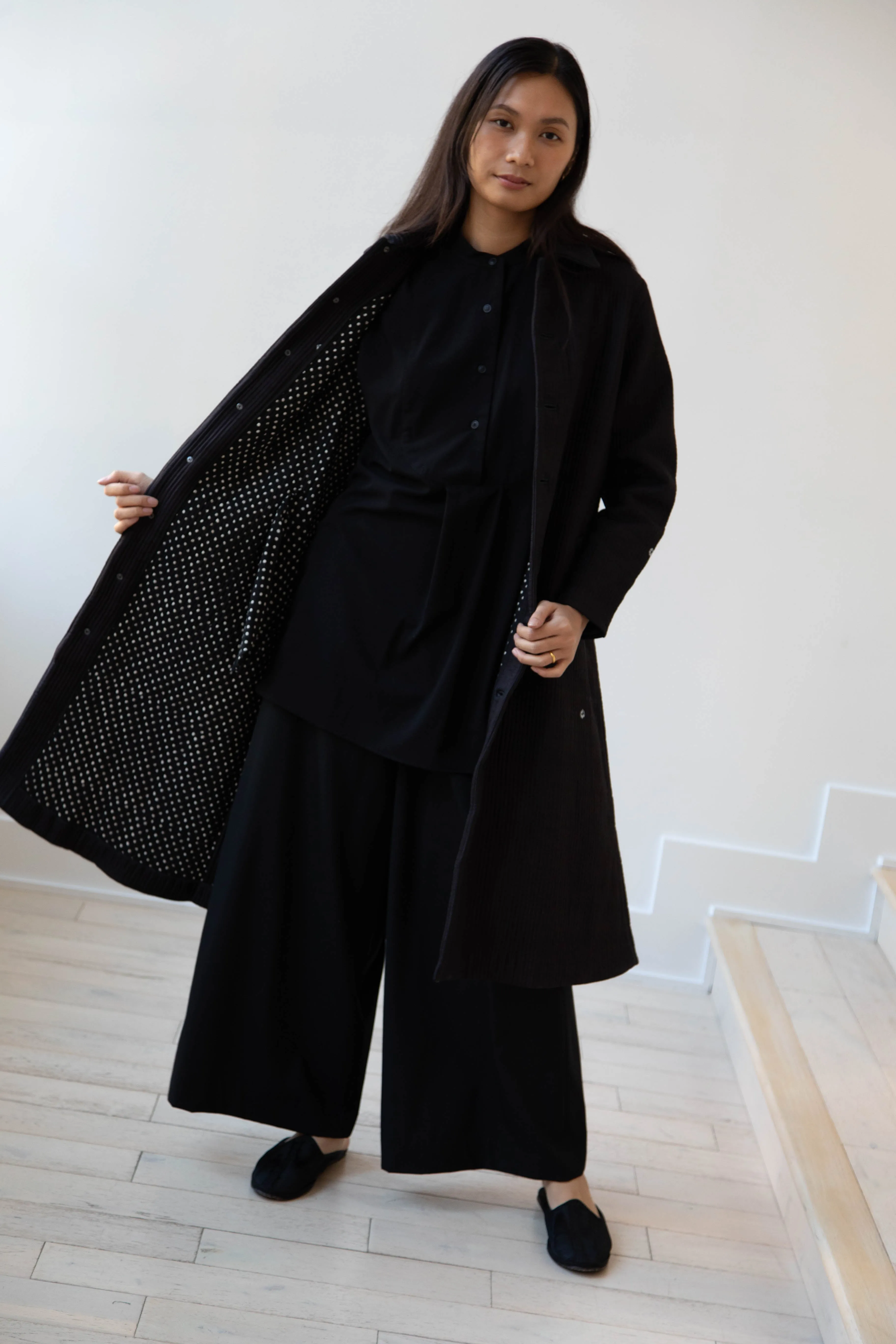 Maku | Mato Quilted Cotton Silk Coat