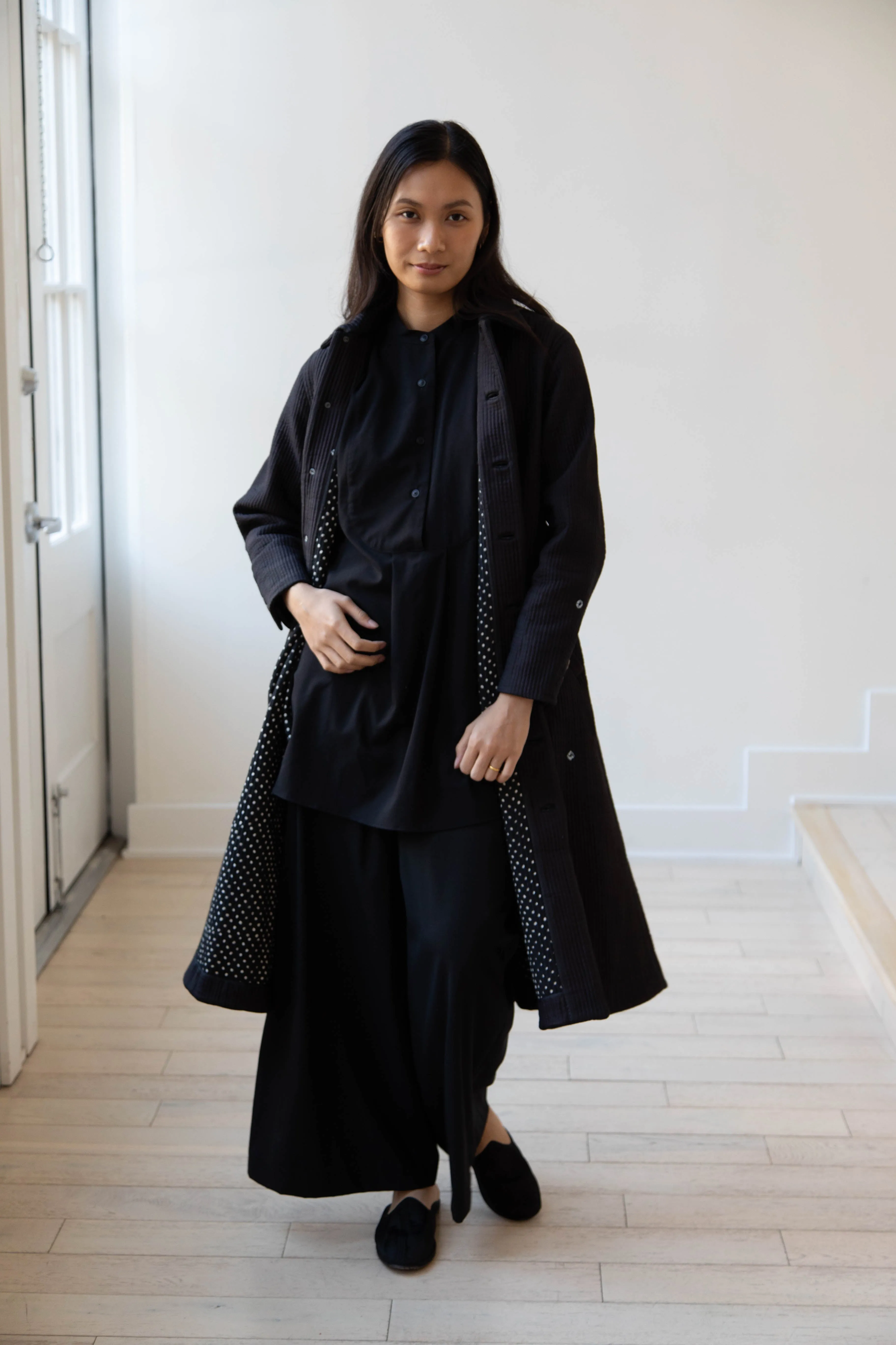 Maku | Mato Quilted Cotton Silk Coat