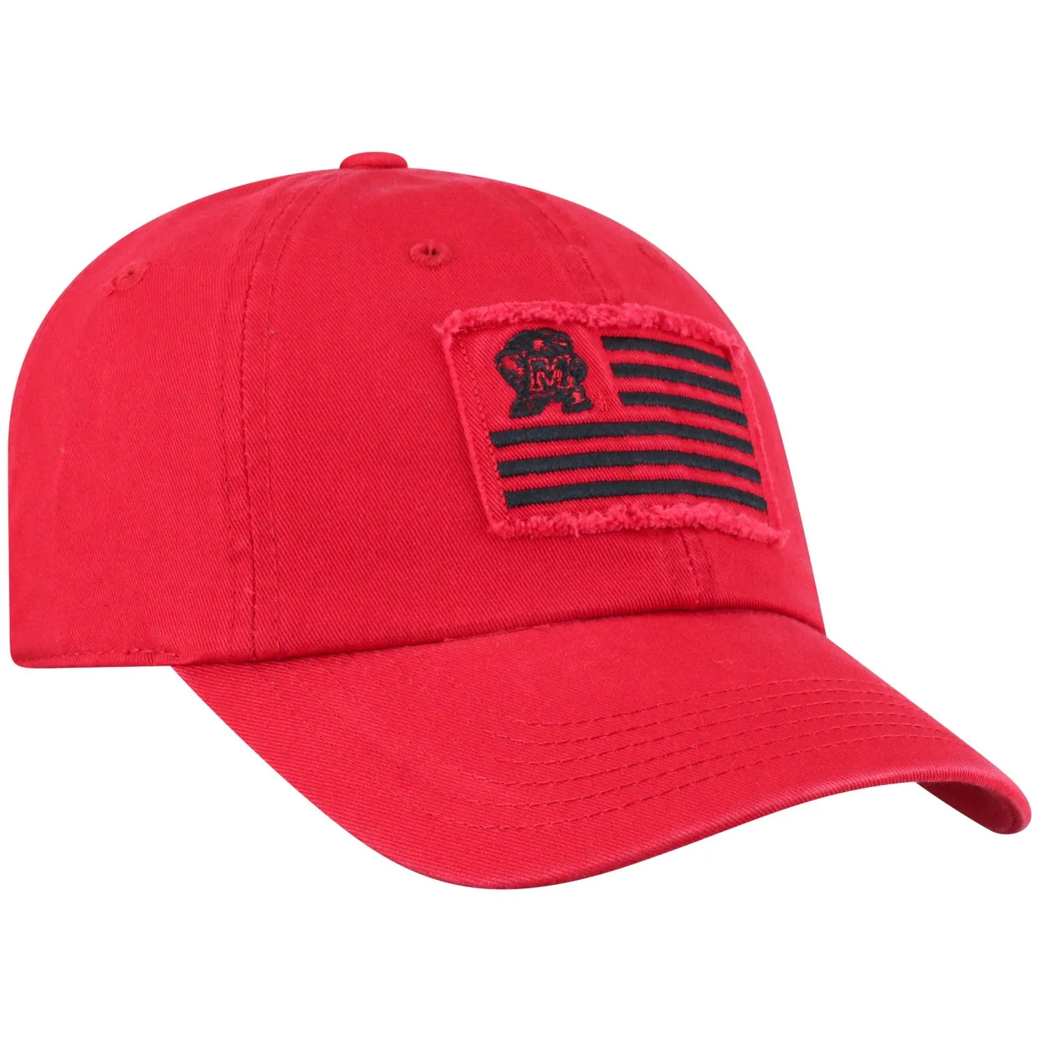 Maryland Terrapins TOW Red "Flag 4" Crew Adj. Relax Hat Cap