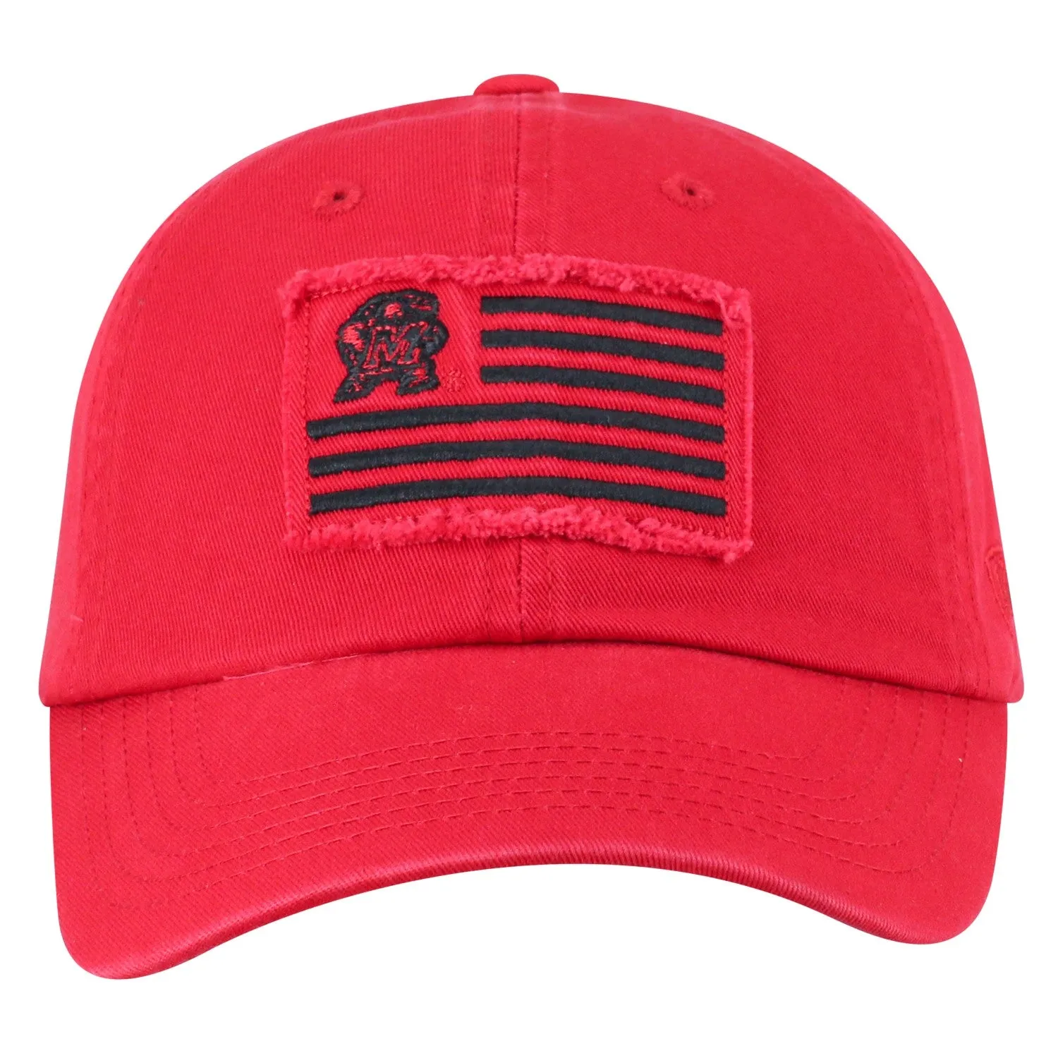 Maryland Terrapins TOW Red "Flag 4" Crew Adj. Relax Hat Cap