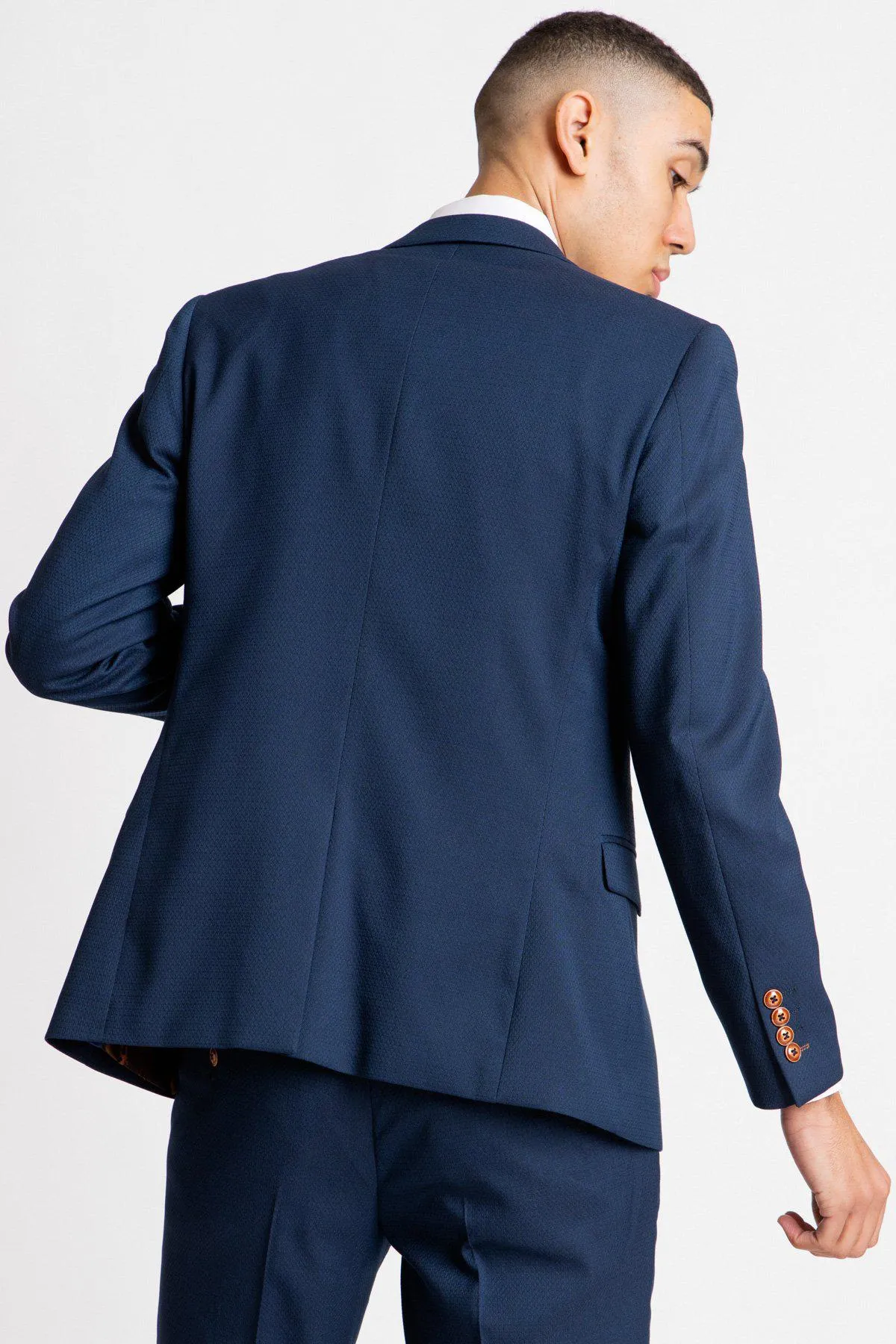 MAX - Royal Blue Blazer with TED Waistcoat