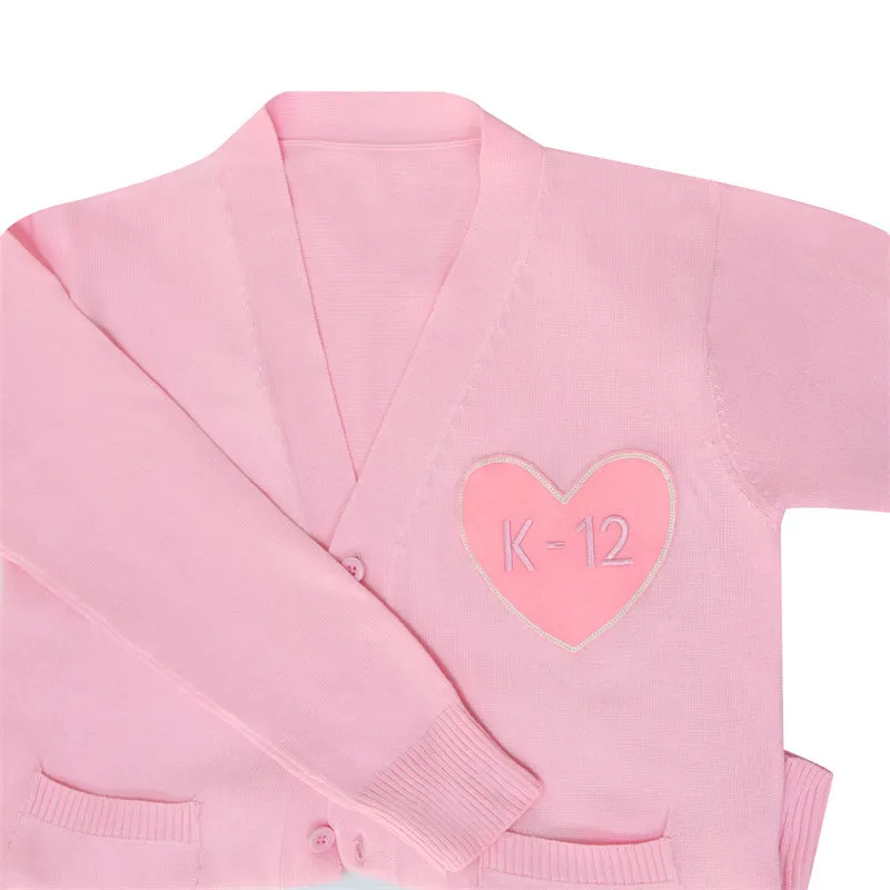 Melanie Martinez K 12 Sweater K12 Crybaby Pink Sweater K-12 Cosplay Costume