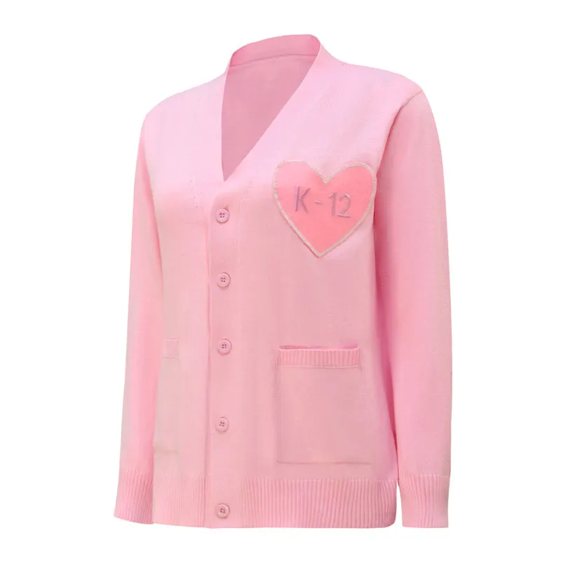 Melanie Martinez K 12 Sweater K12 Crybaby Pink Sweater K-12 Cosplay Costume