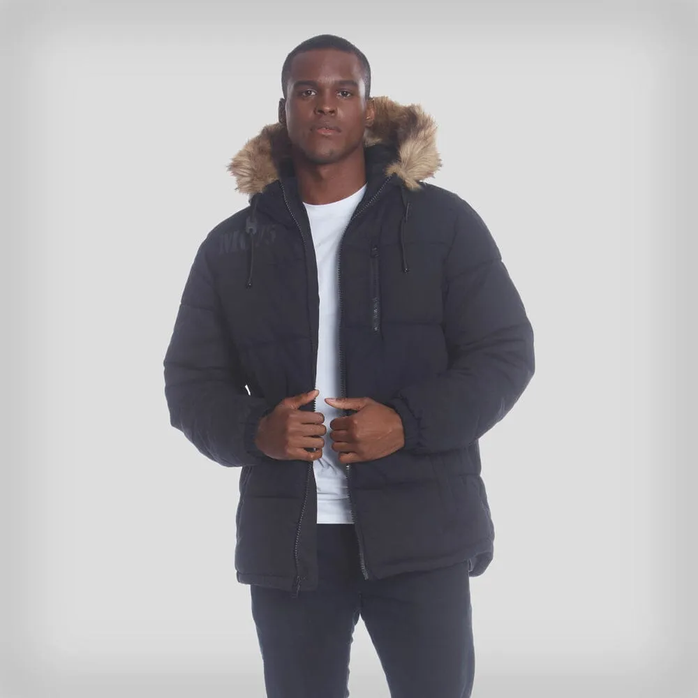 Members Only Men's Cotton Puffer Jacket