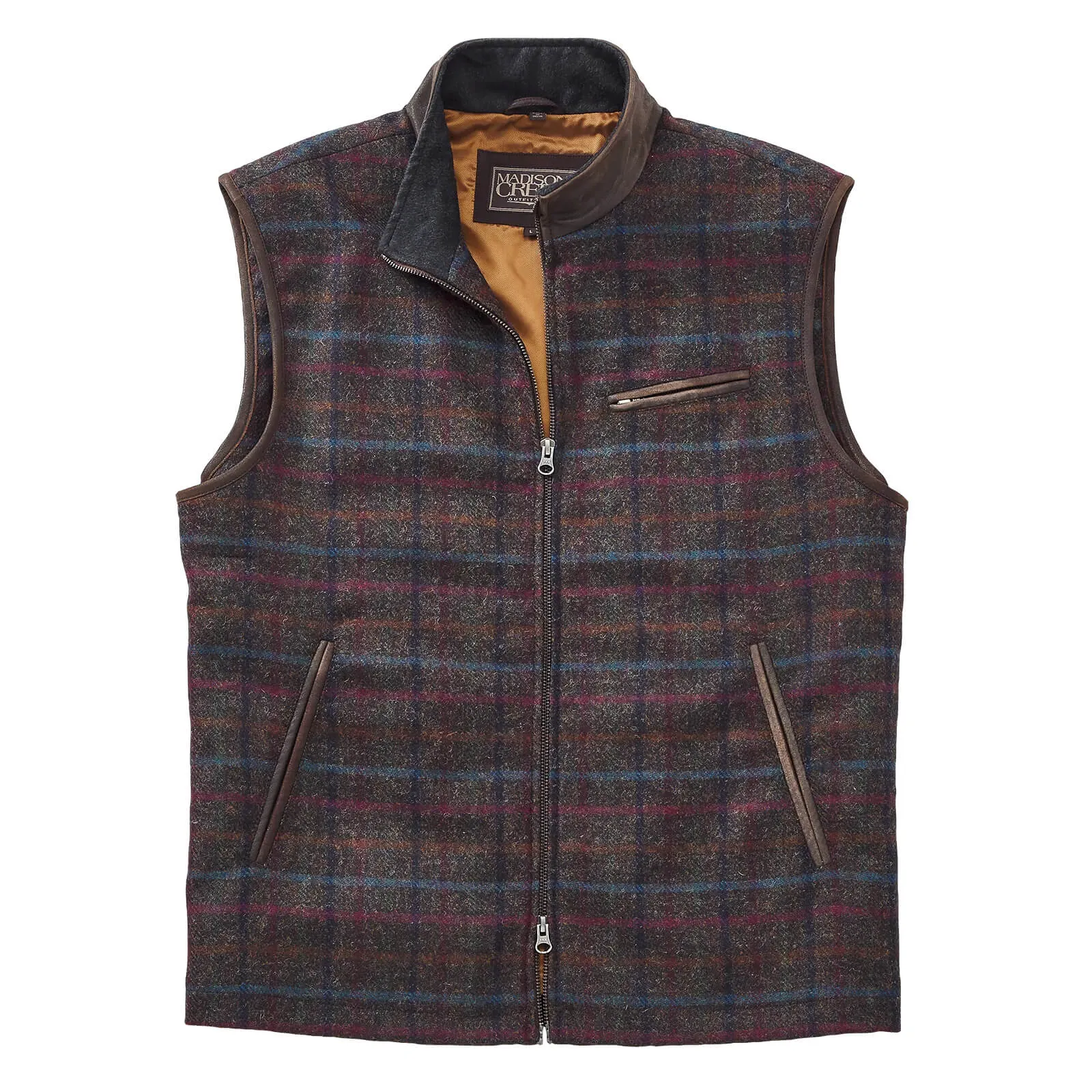 Men's Madison Creek | Asheville Plaid Vest | Pheasant