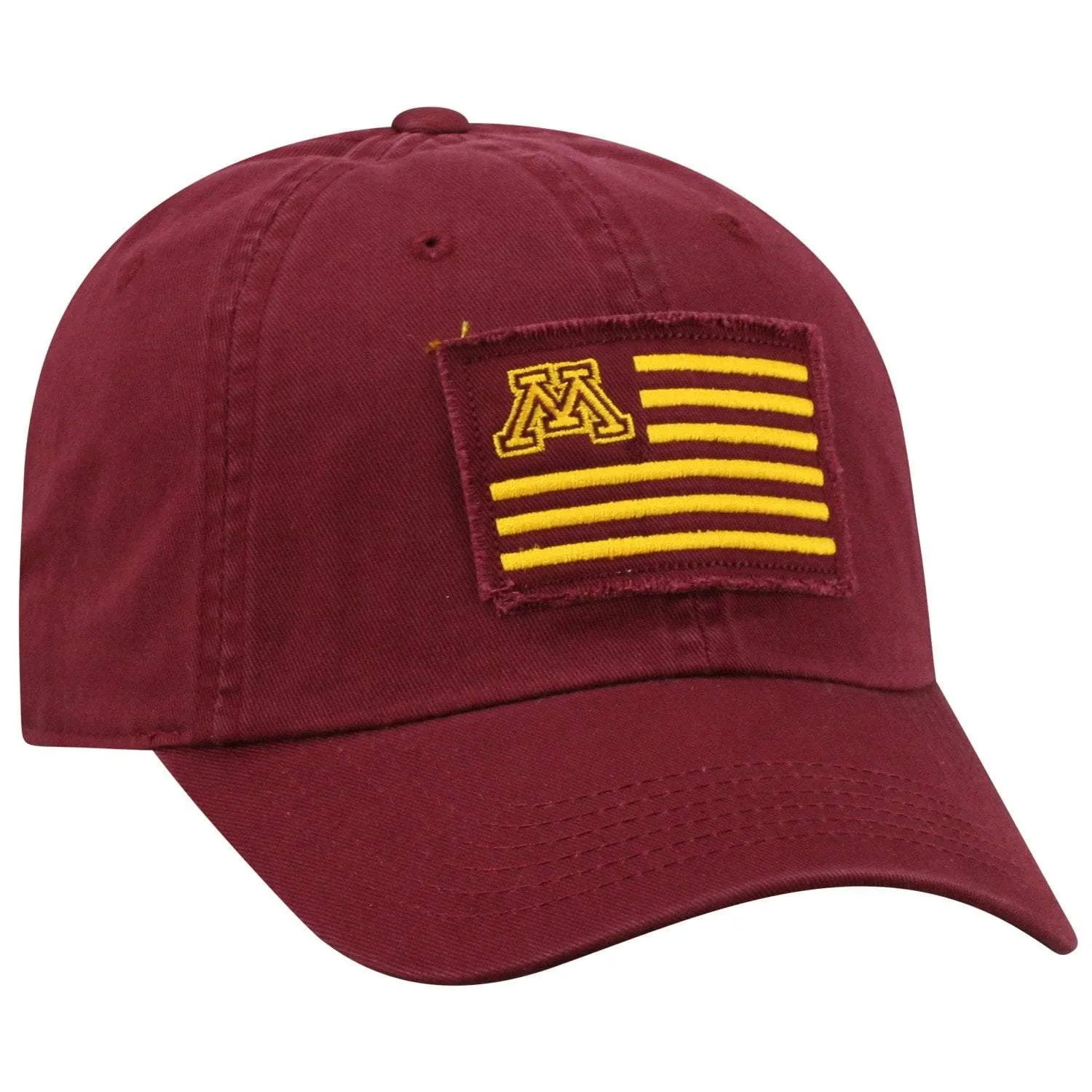 Minnesota Golden Gophers TOW Maroon "Flag 4" Crew Adj. Relax Hat Cap