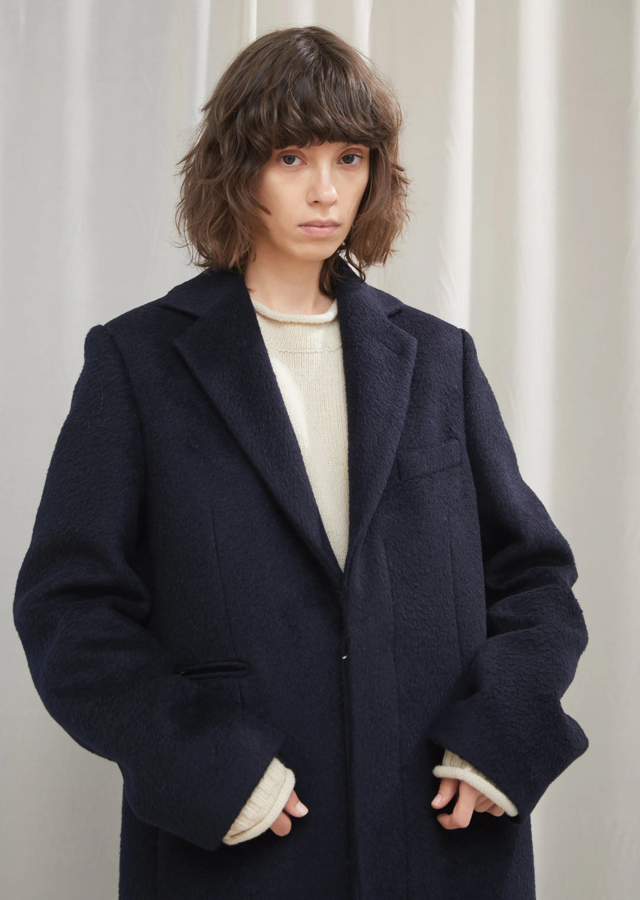 Mohair Wool Coat