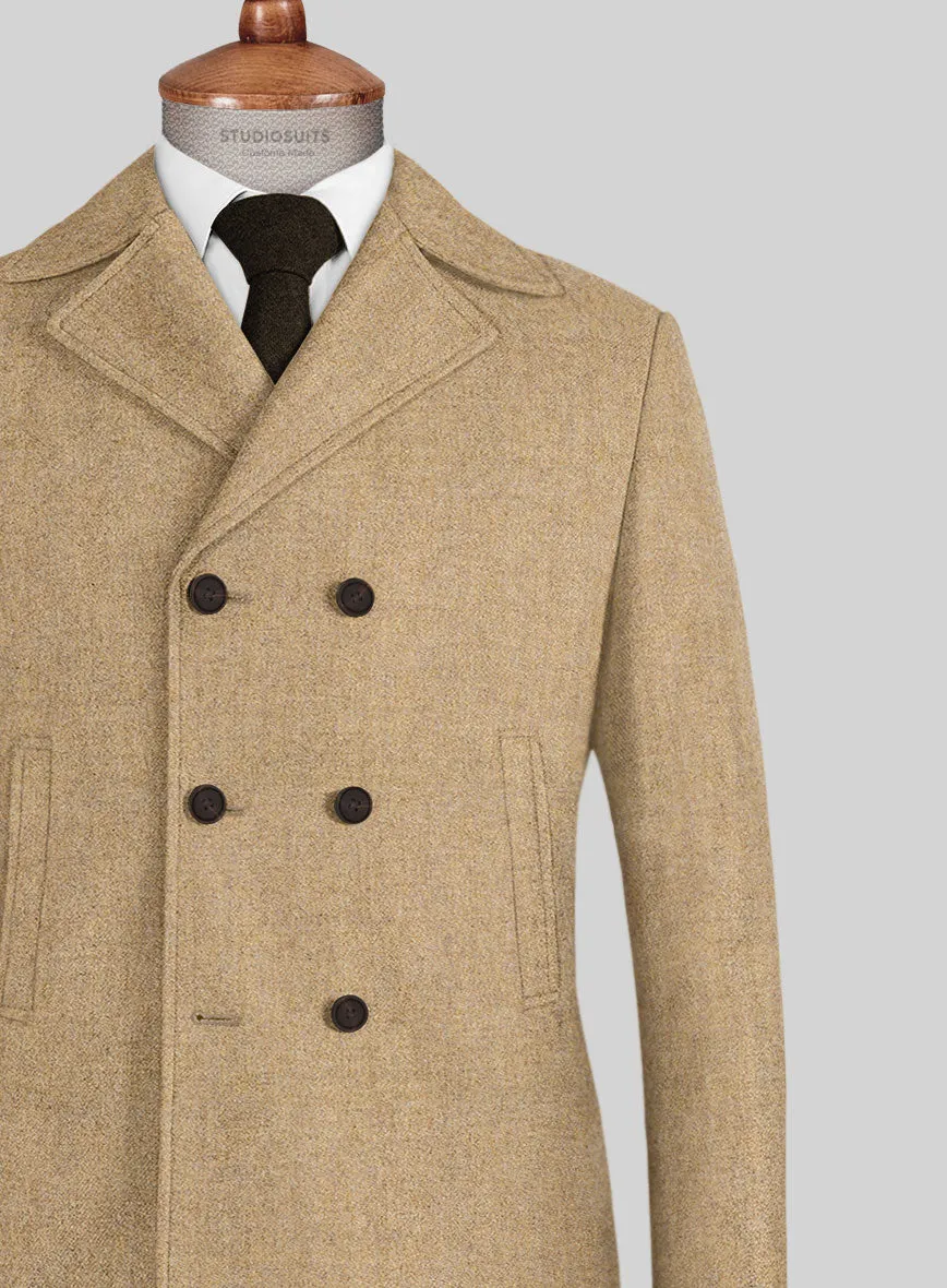 Naples Desert Haze Tweed Pea Coat