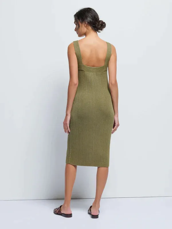 Nation LTD- Caresse Sweater Dress in Capers