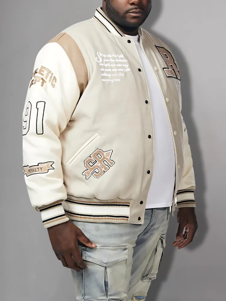 New Century Embroidered Varsity Jacket