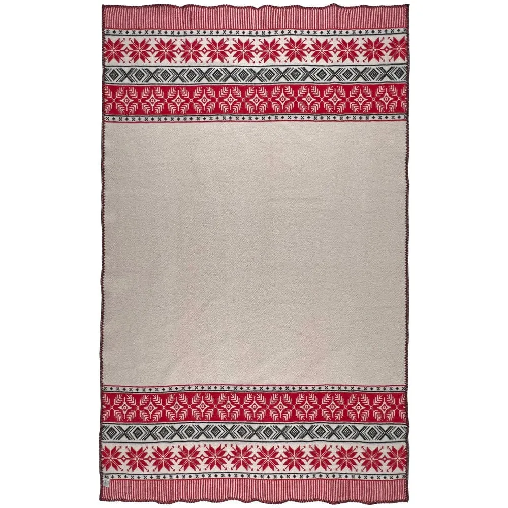 Nordic Wool Throw Blanket