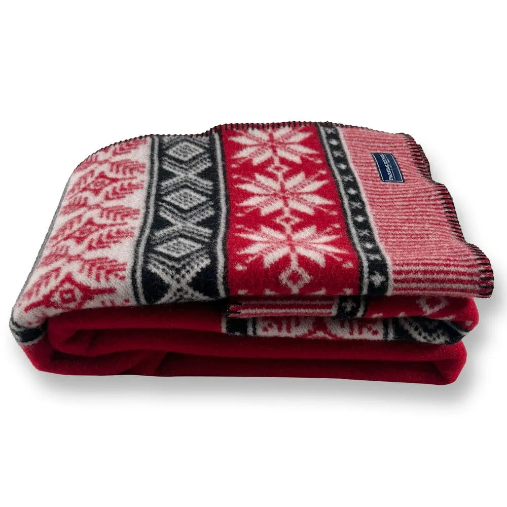 Nordic Wool Throw Blanket