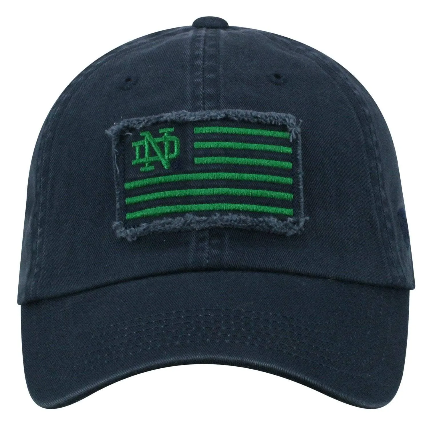 Notre Dame Fighting Irish TOW Navy "Flag 4" Crew Adj. Relax Hat Cap