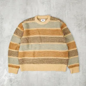 Obey Benjamin Crewneck - Brown Multi