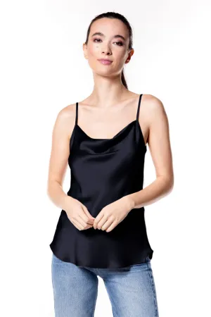 Olive Draped Front Camisole