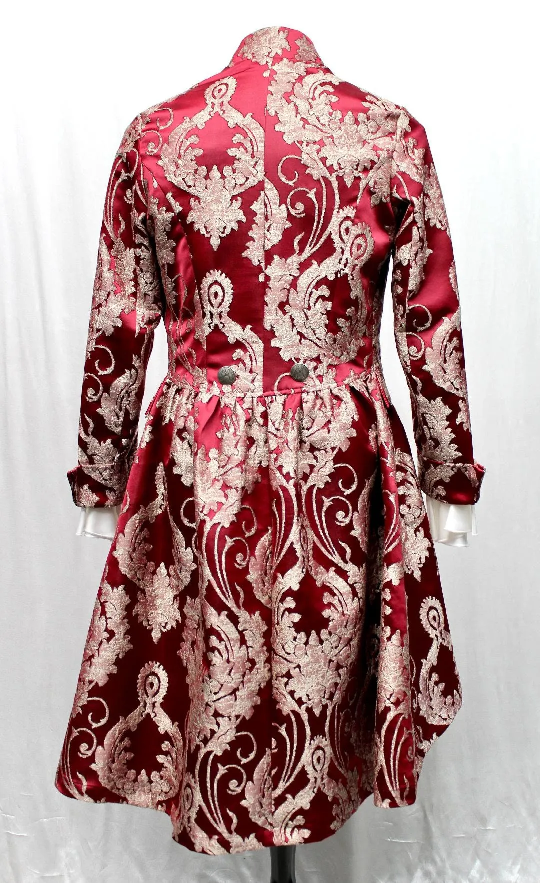 ORDER OF THE DRAGON COAT - BURGUNDY BROCADE