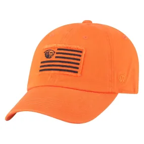 Oregon State Beavers TOW Orange "Flag 4" Crew Adj. Relax Hat Cap