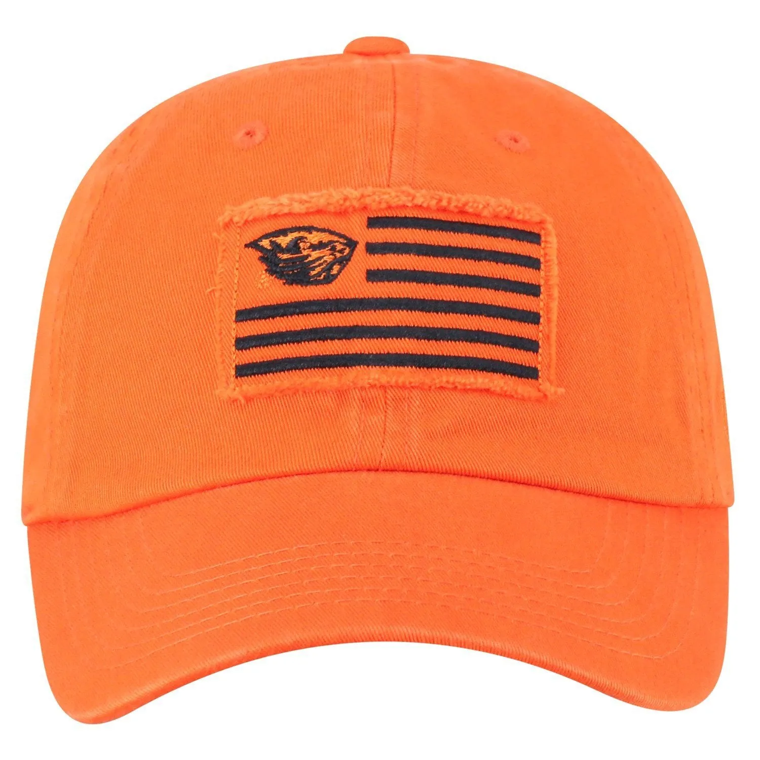 Oregon State Beavers TOW Orange "Flag 4" Crew Adj. Relax Hat Cap