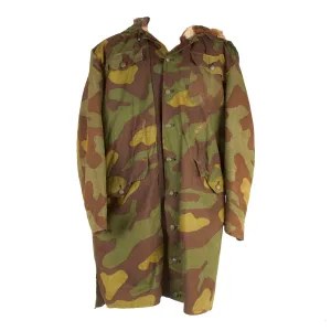 Original German WWII SS Italian Camouflage M1943 "Kharkov" Winter Uniform Parka - Rabbit Fur Lined