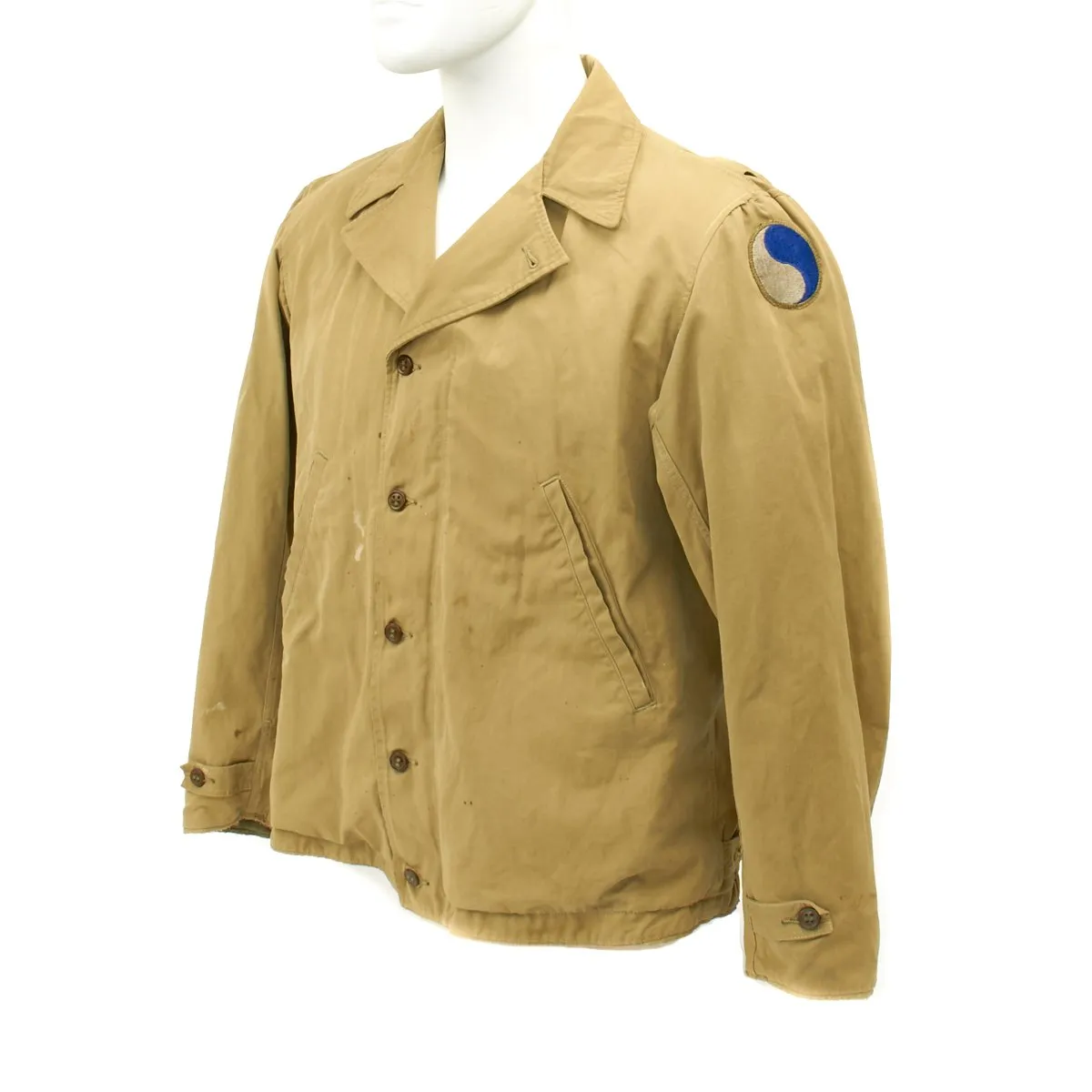 Original U.S. WWII 29th Infantry Division M-1941 Field Jacket