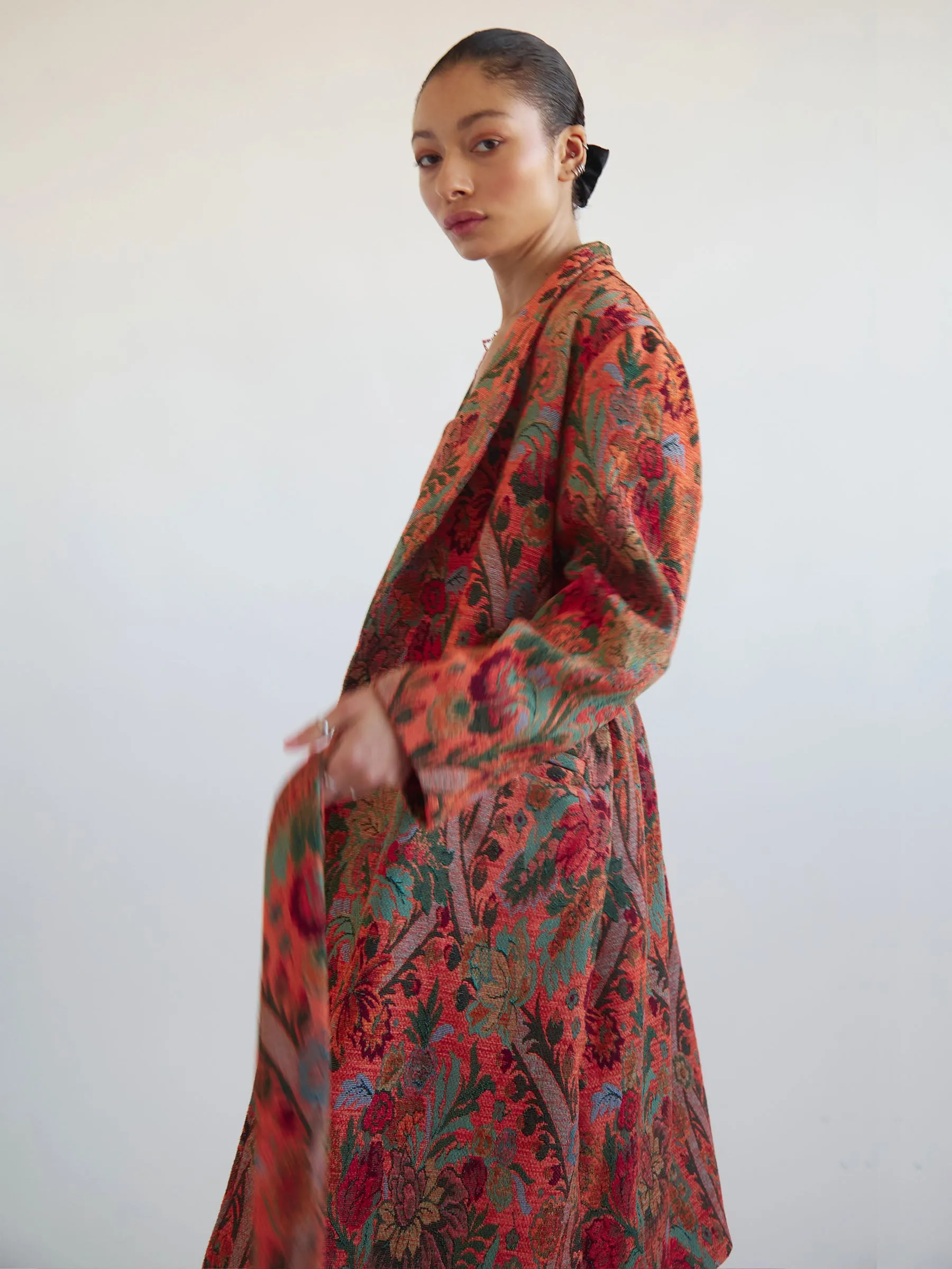 Paz Coat in Siren Floral