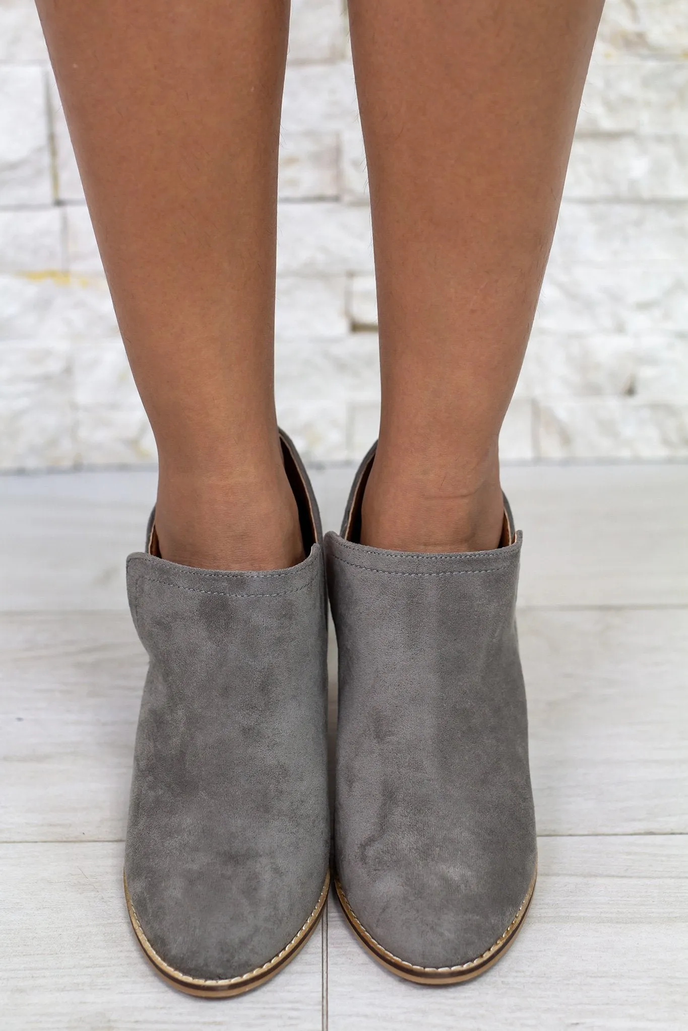 Priscilla Gray Booties