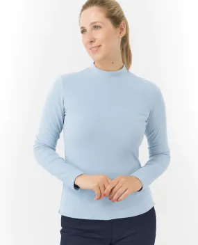 PURE GOLF Olwen Mock neck Winter Top 502 Powder Blue