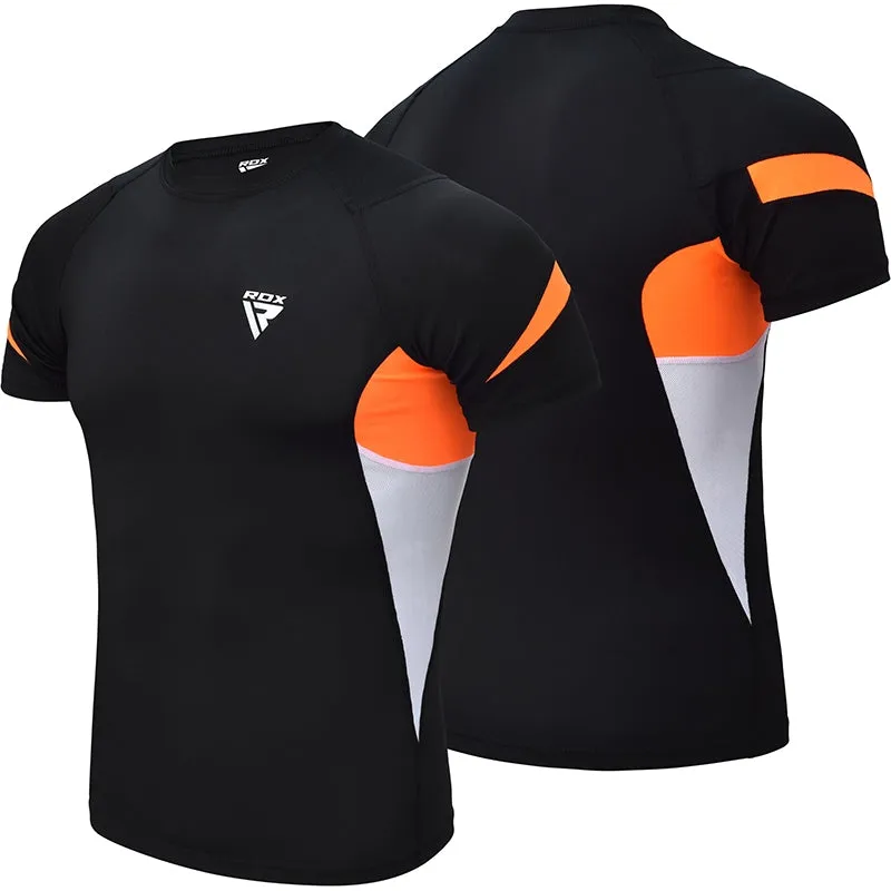 RDX S3 Short Sleeve Compression Rash Guard