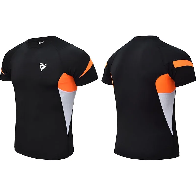 RDX S3 Short Sleeve Compression Rash Guard