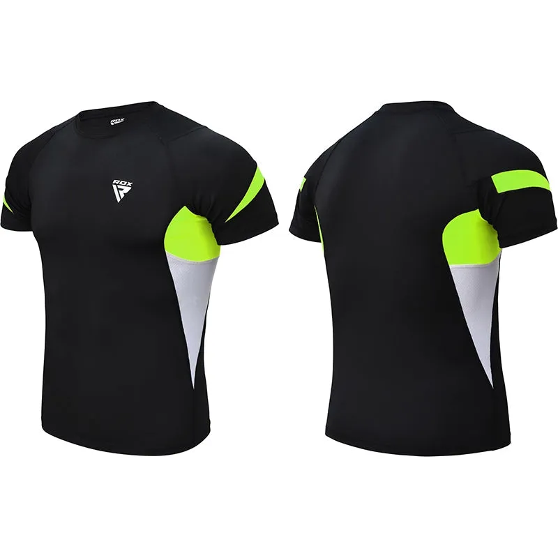 RDX S3 Short Sleeve Compression Rash Guard