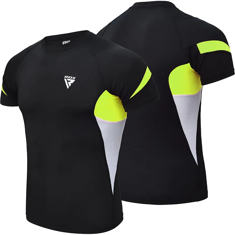 RDX S3 Short Sleeve Compression Rash Guard