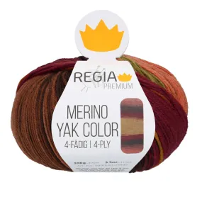 REGIA Premium Sock Yarn: MERINO YAK COLOR