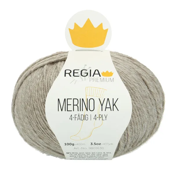 REGIA Premium Sock Yarn: MERINO YAK